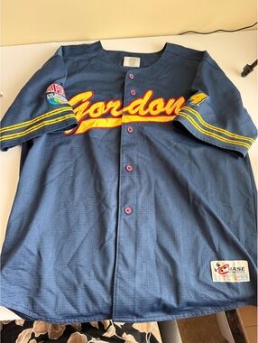 Vintage Chase Authentics Gordon NASCAR Baseball Jersey XL